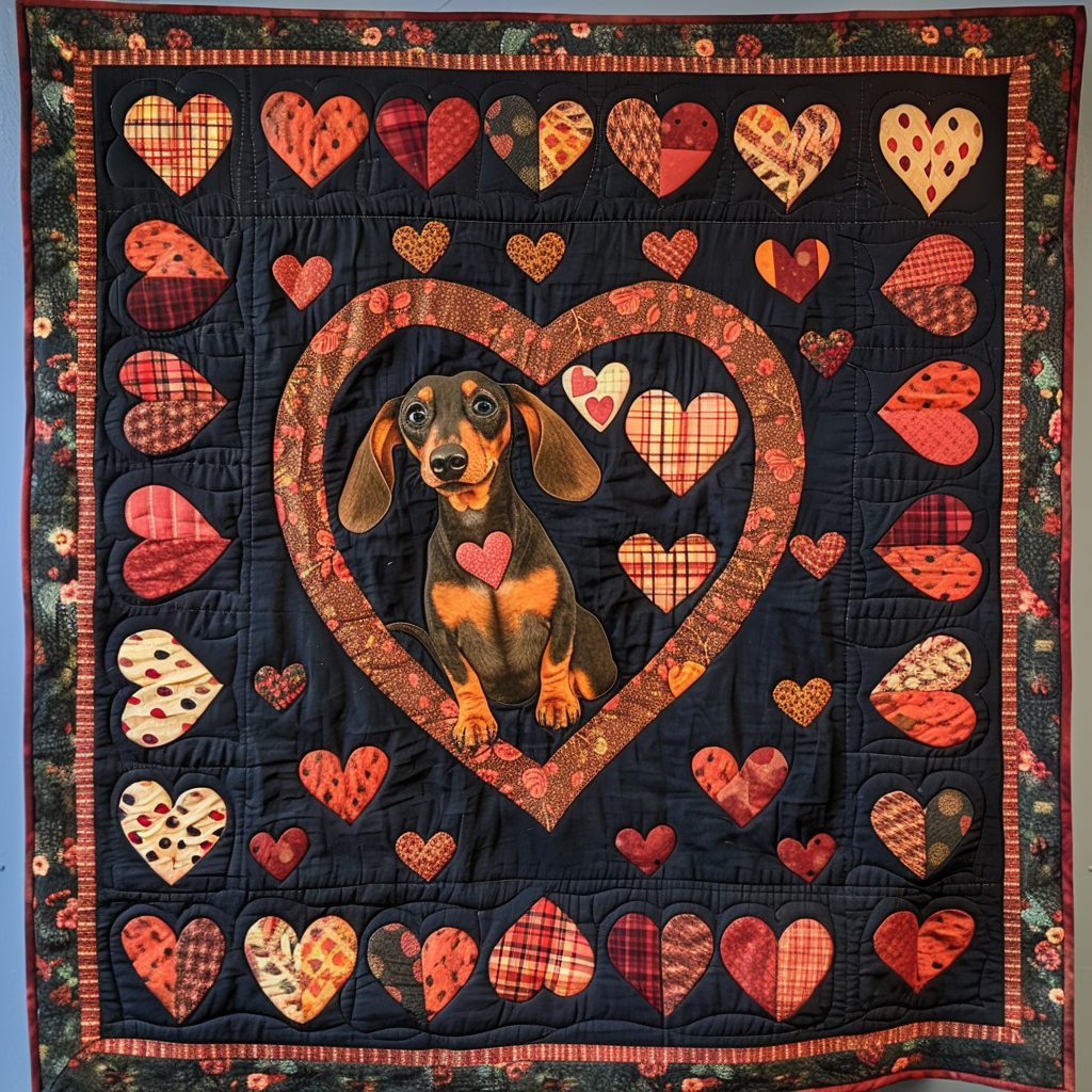 Dachshund WJ1406009CL Quilt