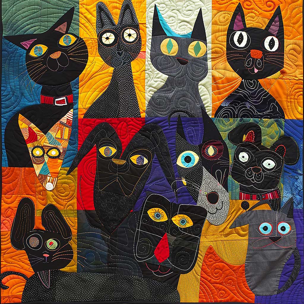 Dogs And Cats WM2907001CL Quilt