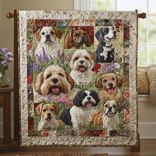 Dogs of Joy and Love YR3112050CL Quilt