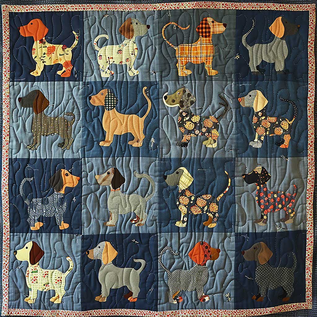 Dogs WM2407001CL Quilt