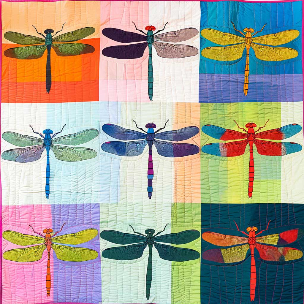 Dragonflies WJ0107009CL Quilt