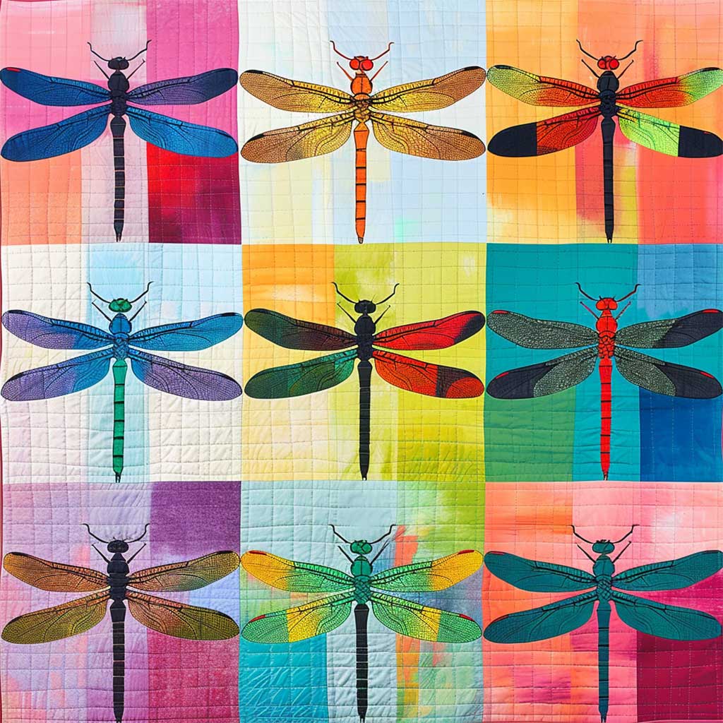 Dragonflies WJ0107010CL Quilt