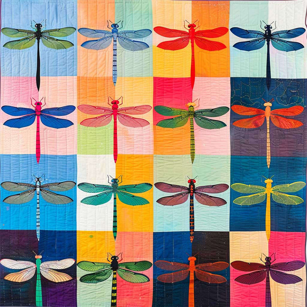 Dragonflies WJ0107011CL Quilt