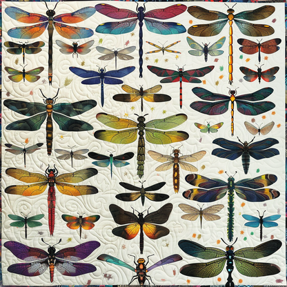 Dragonfly Lovers XR1306013CL Quilt