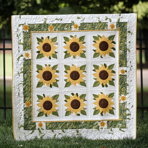 Dream Sunflowers XR0608014CL Quilt