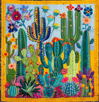 Dreaming Cactus XR1608021CL Quilt