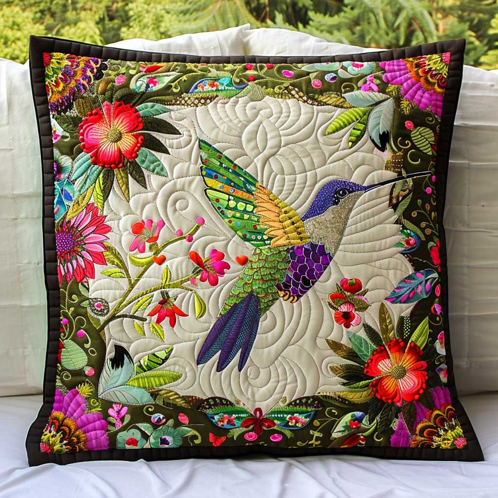 Dreamy Hummingbird XR2407014CL Quilt Pillow Case