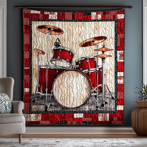 Drum Lover YR0201003CL Quilt
