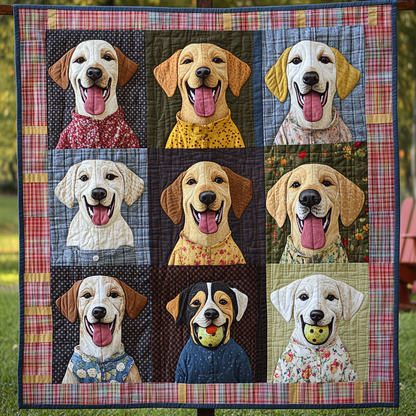 Bubbly Labrador Retriever WN2009058CL Quilt