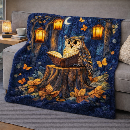 Wise Night Owl QA2201001CL Faux Fur Throw Blanket