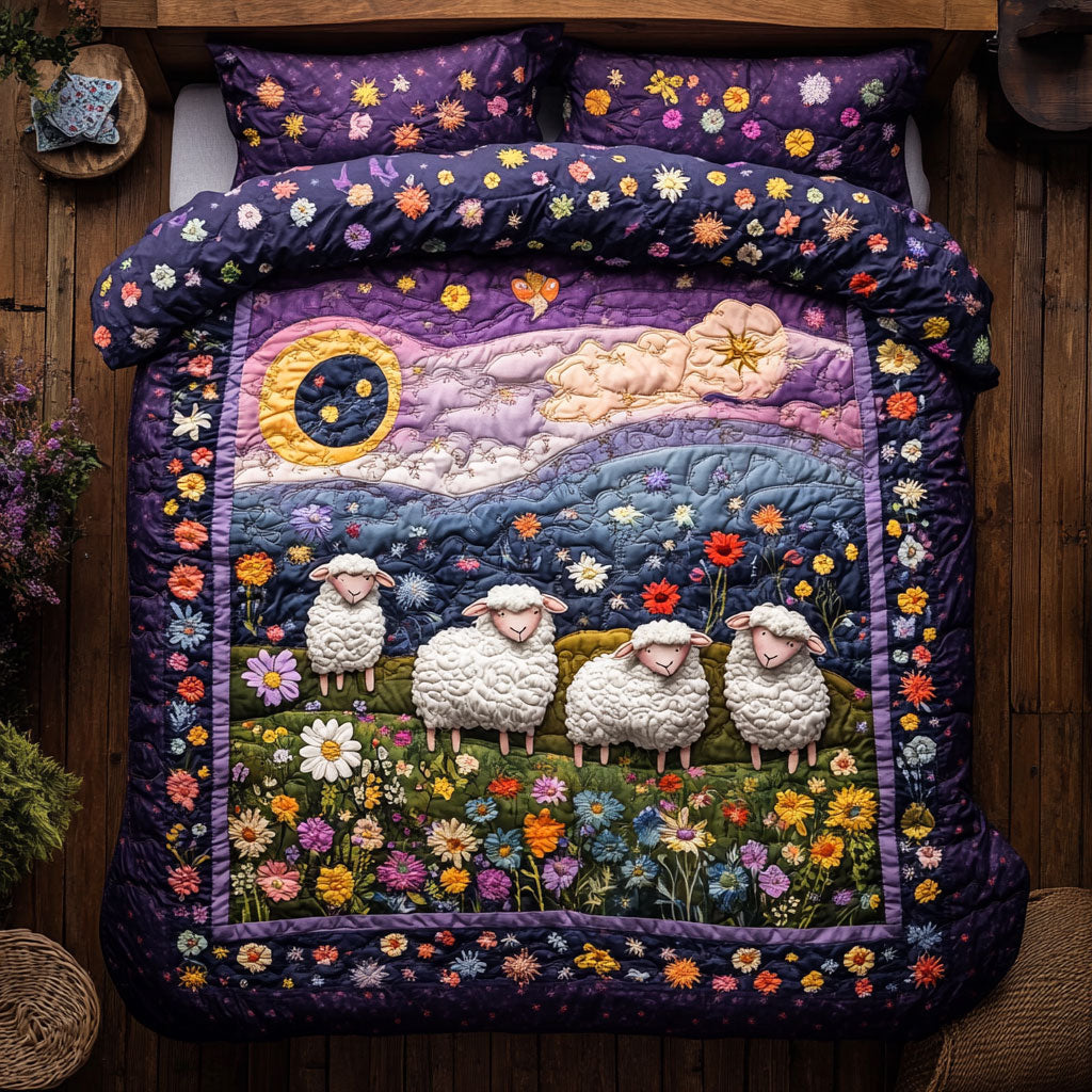 Sheep In Highland WY1801036CL Duvet Cover Set