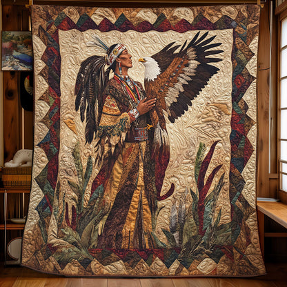 Eagle And Native Heritage WY1701037CL Quilt