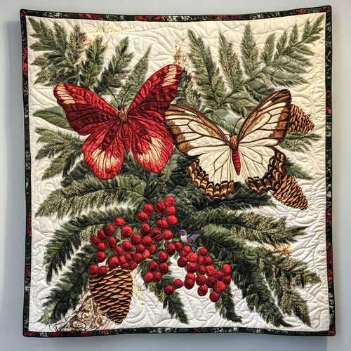 Christmas Butterfly WY2810007CL Quilt