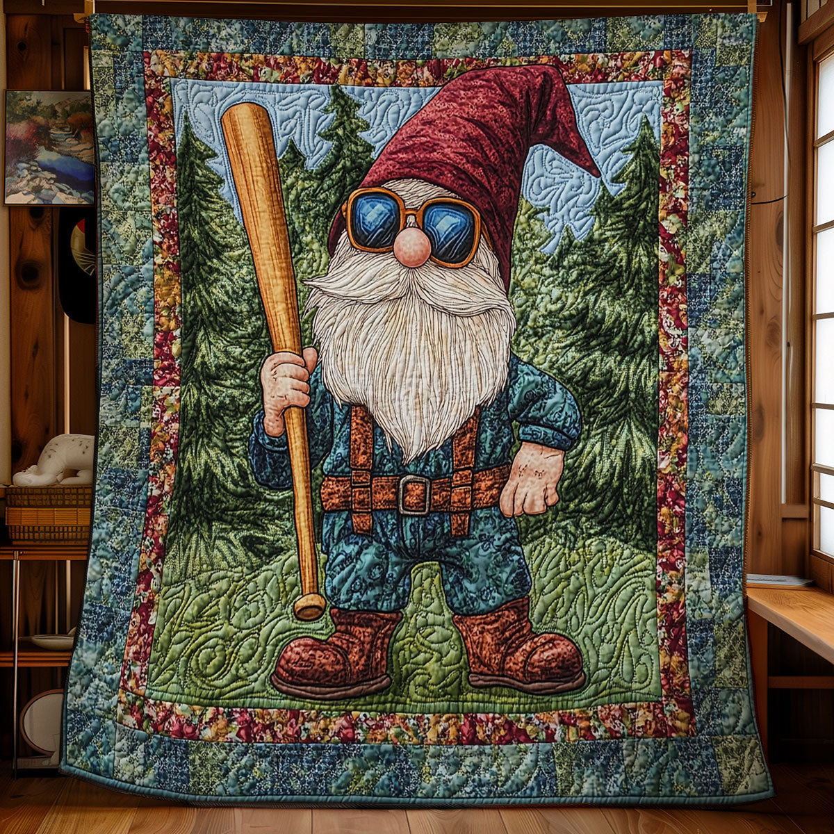 Hockey Gnome WY0301047CL Quilt