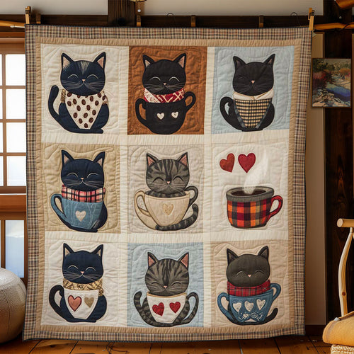 Cats And Coffee WN2712045CL Quilt