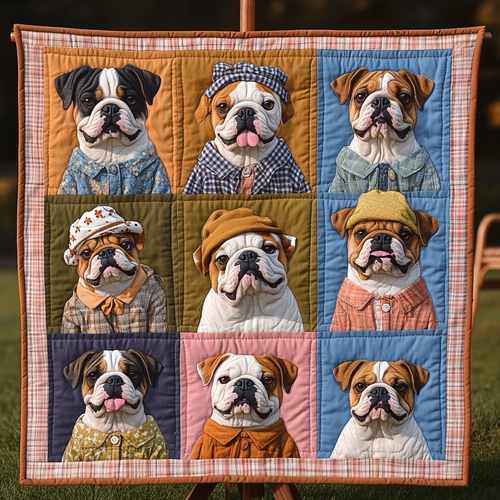 Sassy Bulldog WN2009048CL Quilt