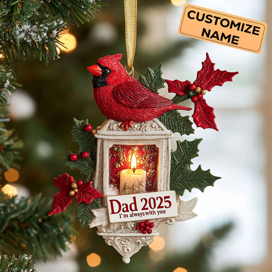 Comfort Cardinal WN2110015CL Personalized Christmas Ornament
