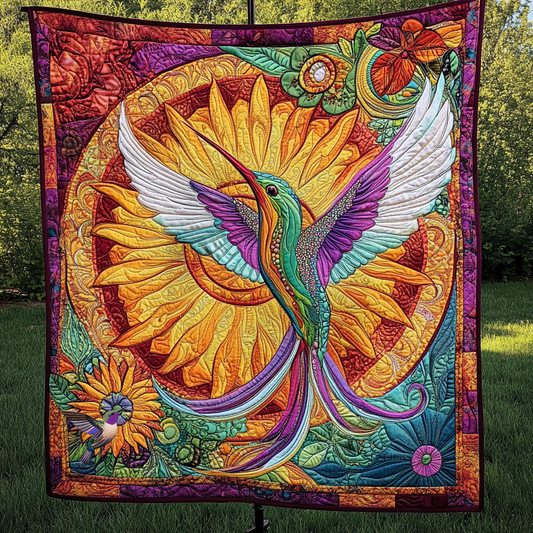 Hummingbird Mandala Bliss WN0310086CL Quilt