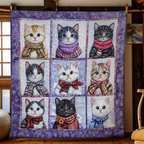 Winter Of Cat WY2810030CL Quilt