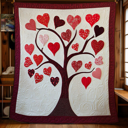 Heart Valentine Tree WY0602157CL Quilt