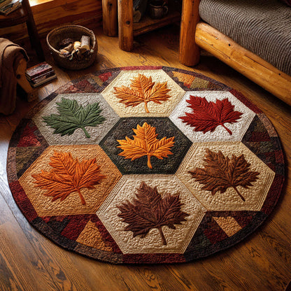Autumn Serenade CW0808012CL Quilted Round Mat