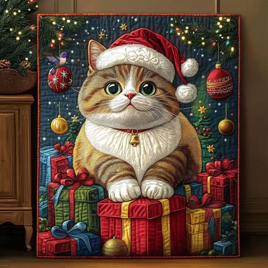 Cute Christmas Cat WX0511010CL Quilt