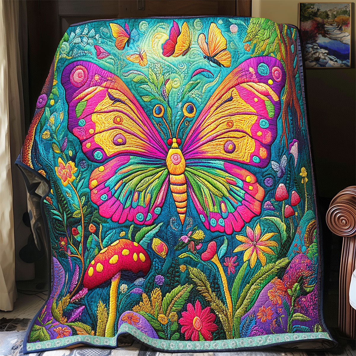 Whimsical Butterfly WX2512059CL Quilt