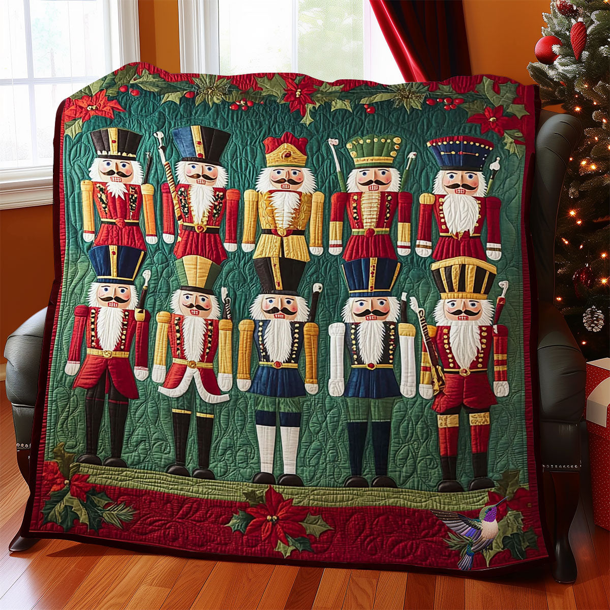 Nutcracker WY2611027CL Quilt