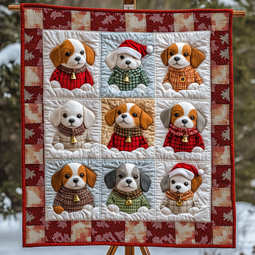 Cute Beagles And Ugly Sweaters WG1303005CL Quilt
