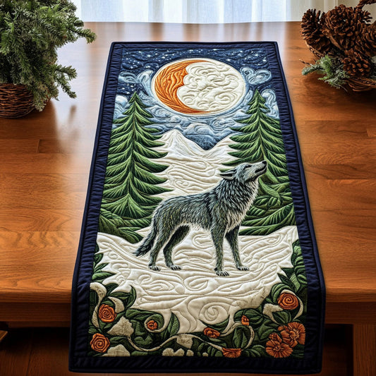 Majestic In Night CP2304027CL Quilted Table Runner