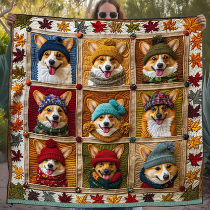 Cute Corgi WJ1109002CL Quilt