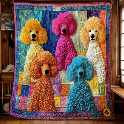 Colorful Dog WY2611009CL Quilt