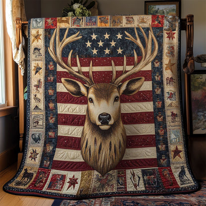 Native Deer Spirit WN2311082CL Quilt
