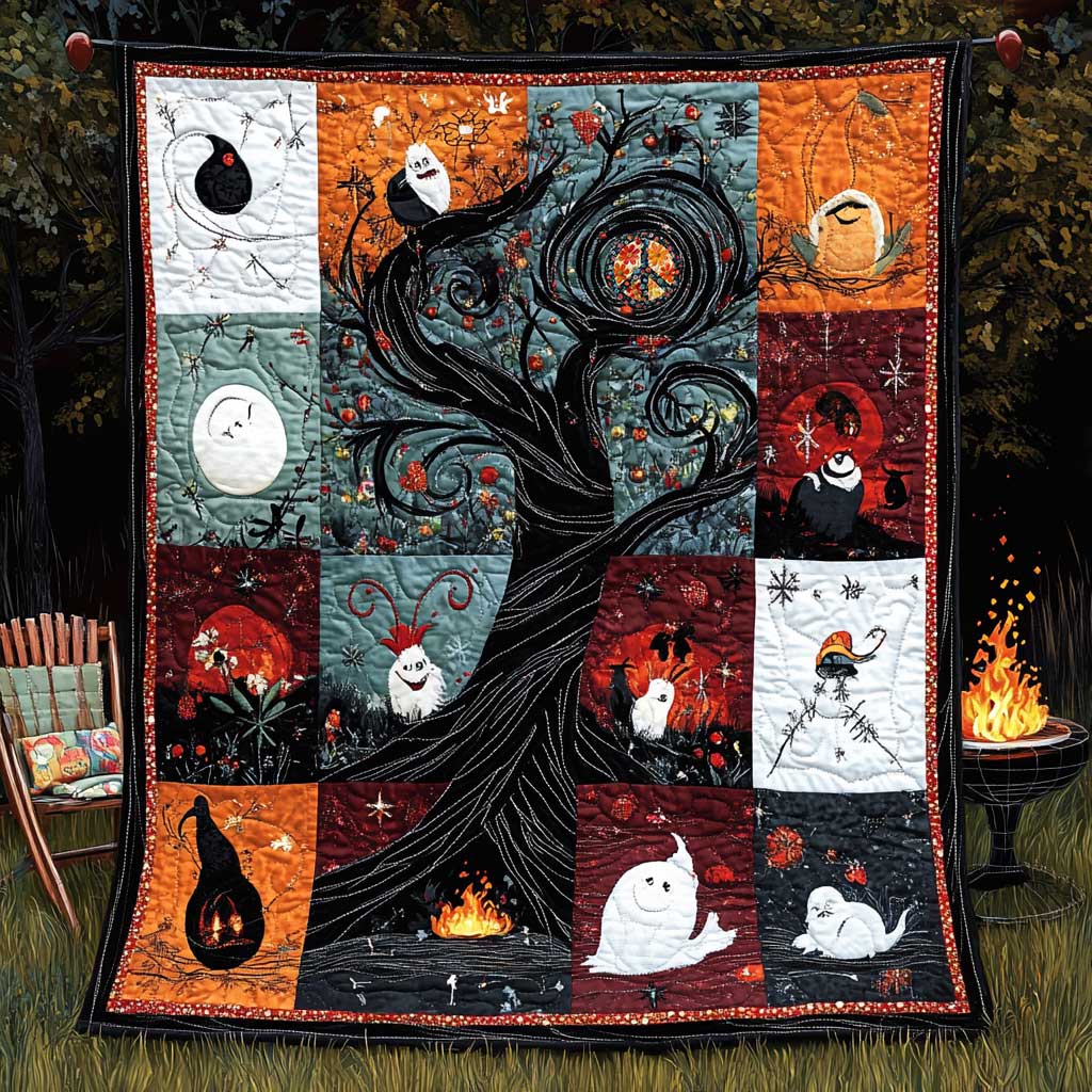 Halloween's Spooky Spirits WN0810027CL Quilt