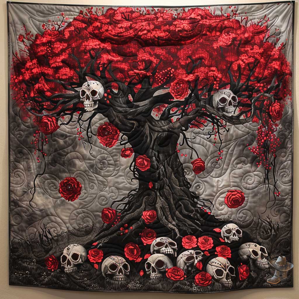 Skull Tree WN2810062CL Quilt