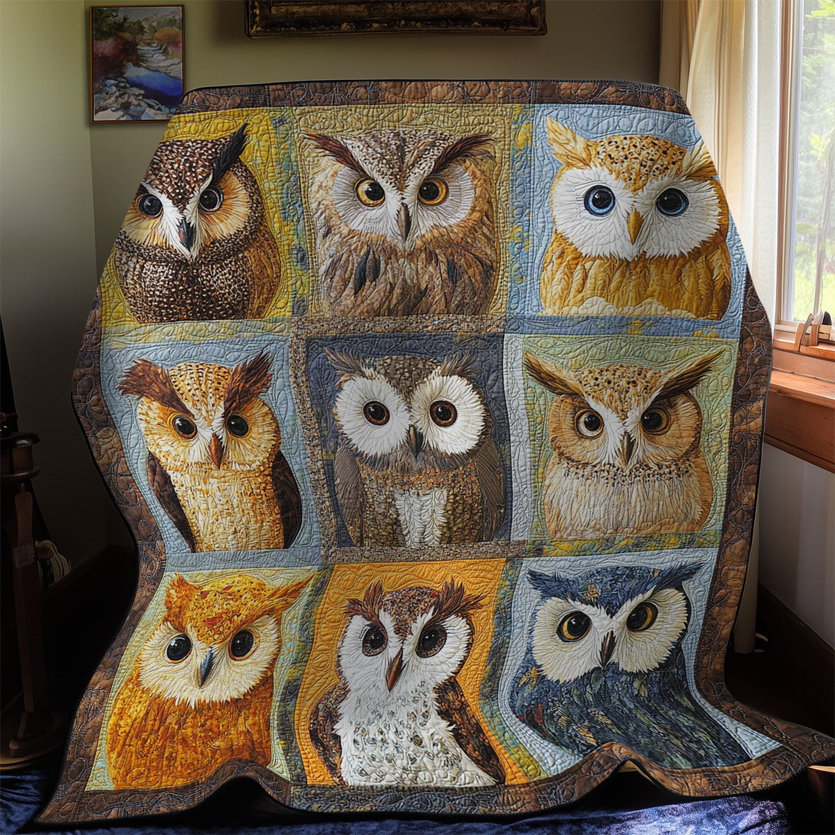 Owl WY2111020CL Quilt