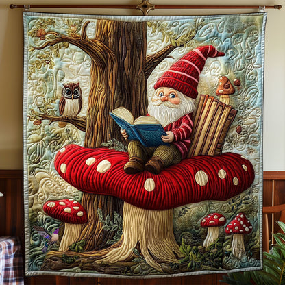 Gnome In Forest WY0612004CL Quilt