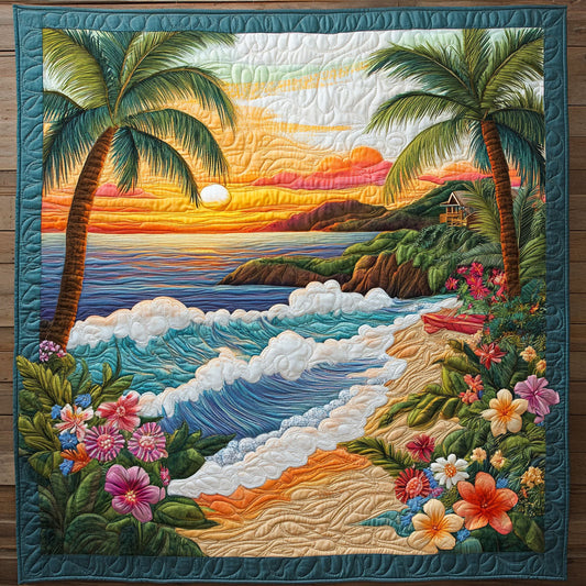 Tropical Beach CW1505146CL Quilt