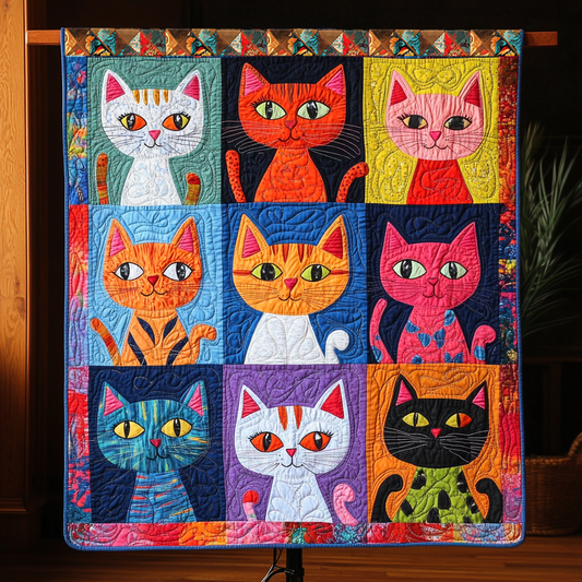 Cartoon Cat Delight WG0410004CL Quilt