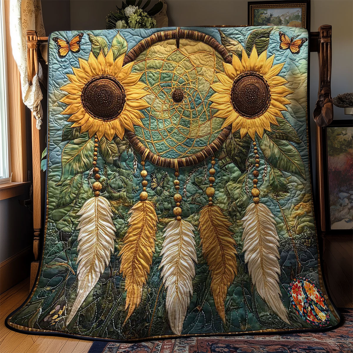 Sunflower Serenity WN2111049CL Quilt