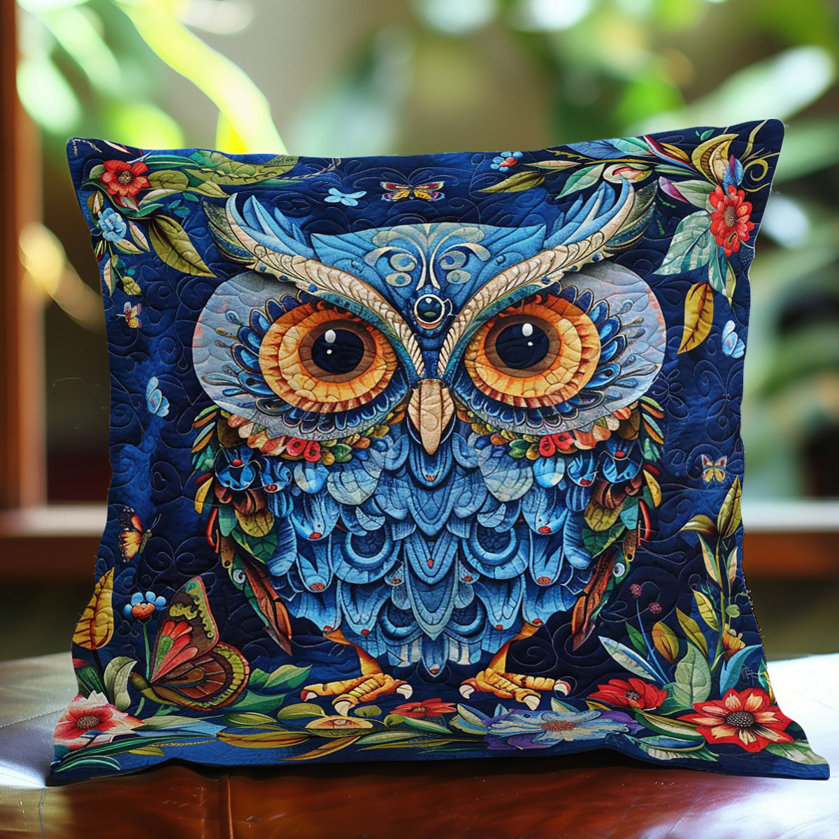 Enchanting Owl WJ1309038CL Quilt Pillow Case