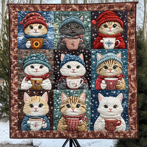 Cats Wear Sweaters WG1210001CL Quilt