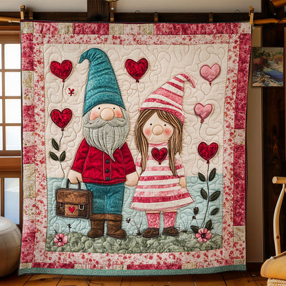 Gnome Love Story WX1112027CL Quilt