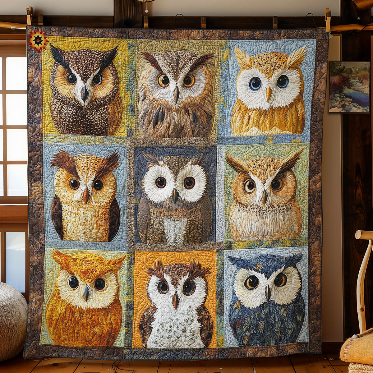 Owl WY2111020CL Quilt