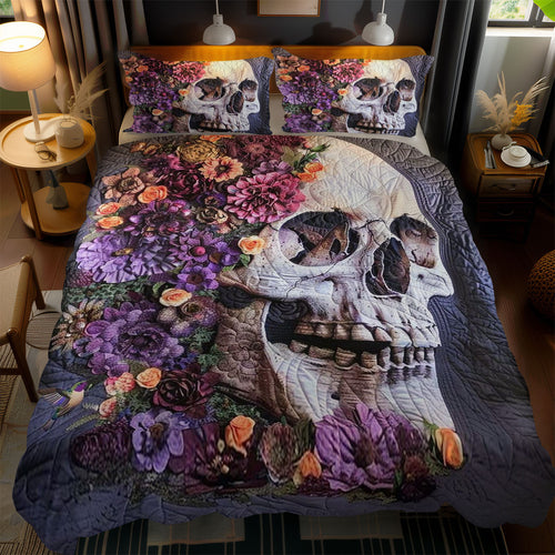 Violet Skull Dream WN2110125CL Duvet Cover Set