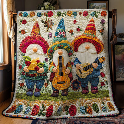 Mexican Gnomes WN2312046CL Quilt