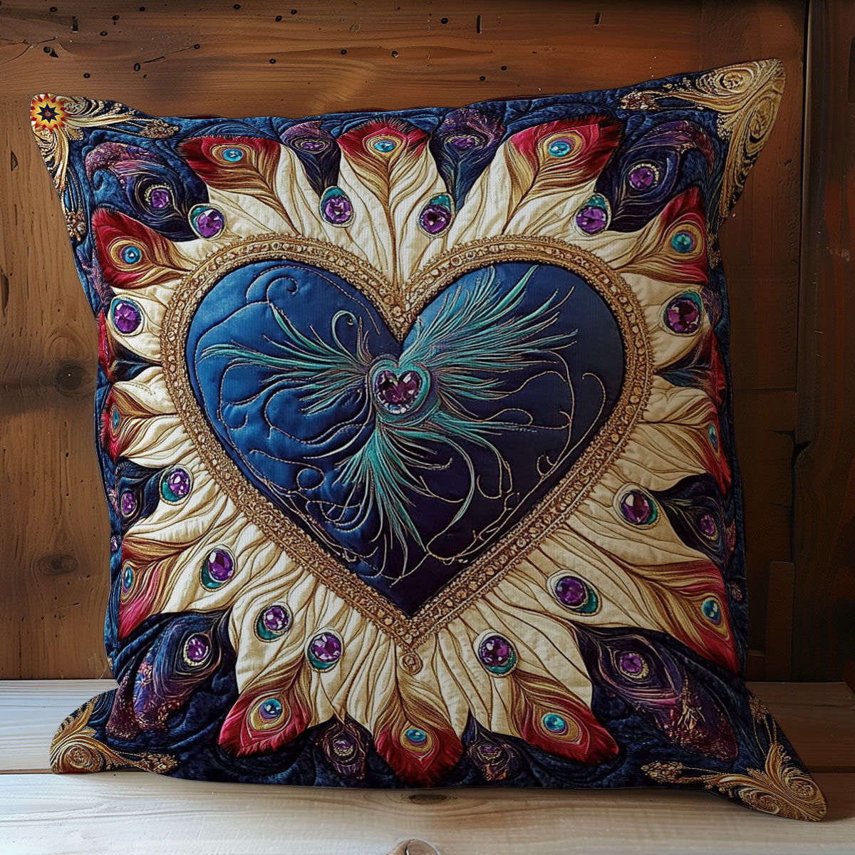 Feather Heart WY0912082CL Quilt Pillow Case