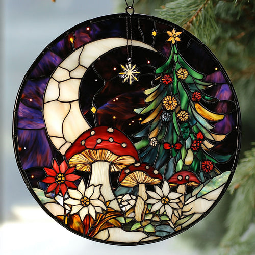 Christmas WJ0911037CL Stained Glass Suncatcher