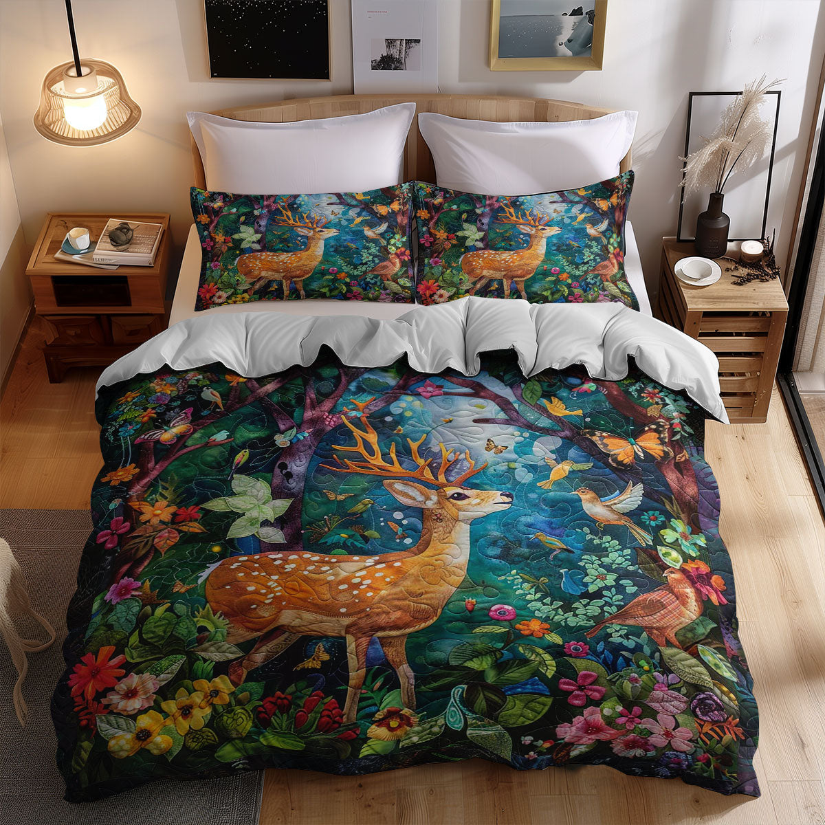 Dreamy Deer WJ1309029CL Duvet Cover Set