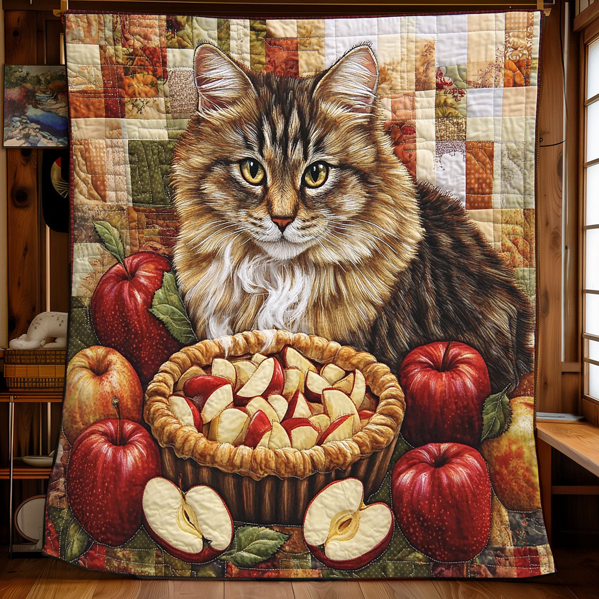 Apple Pie Cat XB0303024CL Quilt